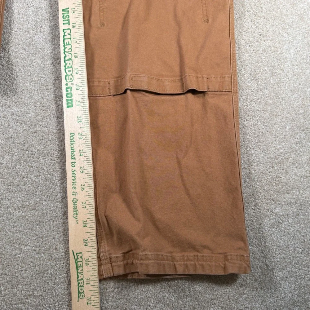 Duluth Trading Co Cargo Pants Mens 42x32 (FITS 42x31) Brown Flex Fire Hose Work